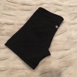 Lulu biker shorts; barely worn